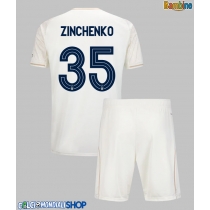 Maglie da calcio Nottingham Forest Oleksandr Zinchenko #35 Seconda Maglia Bambino 2025-26 Manica Corta + Pantaloni corti)